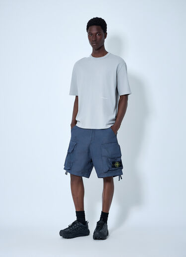 Stone Island Ripstop Cargo Shorts Blue sto0164094