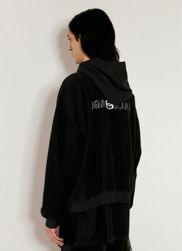 Balenciaga インサイドアウト フーデッド スウェットシャツ  ブラック bal0156005