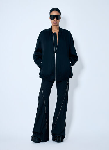 Rick Owens Jumbo Flight Padded Bomber Jacket Black ric0259015