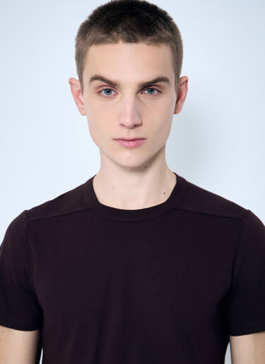 Rick Owens Panel Construction T-Shirt Brown ric0159004