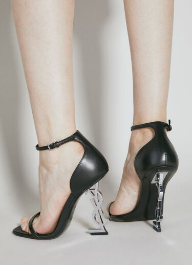 Opyum Heeled Sandals Saint Laurent Opyum Heeled Sandals Black sla0254048