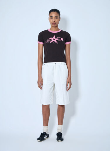 LN-CC® - Carhartt WIP: Outlaw Star Ringer T-Shirt - Brown Carhartt WIP Outlaw Star Ringer T-Shirt Brown wip0265009