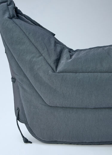 LN-CC® - Lemaire: Large Soft Game Bag - Grey Lemaire Large Soft Game Bag Grey lem0166034