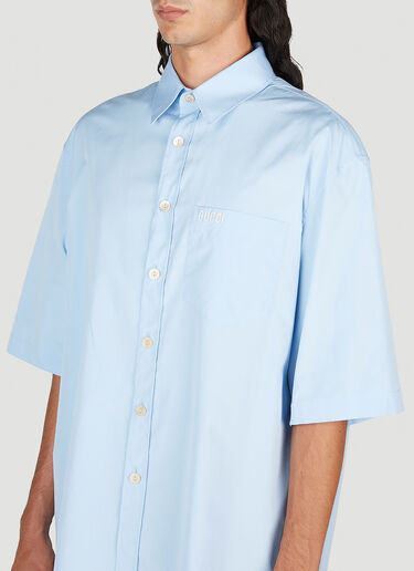 Gucci Convertible Sleeve Shirt Blue guc0153051