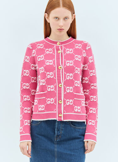 Gucci GGウールカーディガン ピンク guc0257043