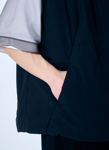Dries Van Noten パッド入りガーバーベスト  ネイビー dvn0160012