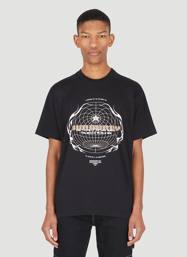 Burberry Graphic-Print T-Shirt Black bur0147049