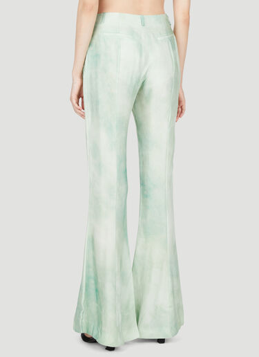 マーベルプリントフレアパンツ Acne Studios マーベルプリントフレアパンツ グリーン acn0254033