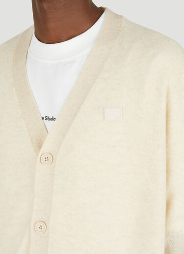 Acne Studios 로고 가디건 크림 acn0147013
