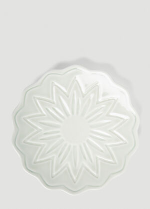 Paula Canovas del Vas Flower Plate Green pcd0350027