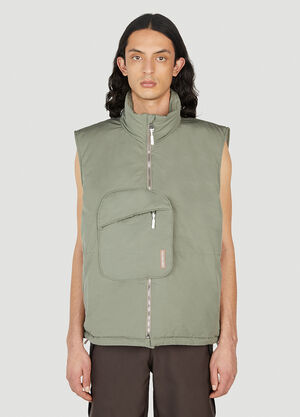 Saintwoods Insulated Gilet Jacket Khaki swo0151019