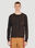 Eckhaus Latta Lapped Long Sleeve T-Shirt Black eck0151002