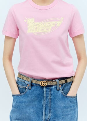 Gucci GG Marmont Reversible Thin Belt Black guc0255109