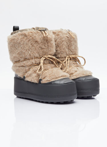 Teddy Ski Boots Max Mara Teddy Ski Boots Beige max0254088