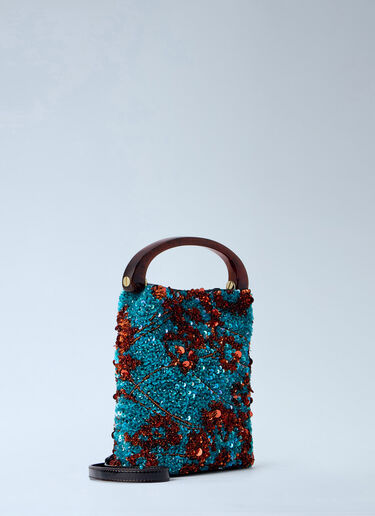 Dries Van Noten 微型Crisp装饰包 蓝色 dvn0263022