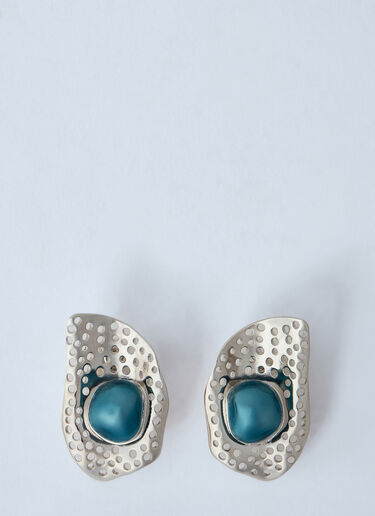 Kiko Kostadinov Alis Dish Earrings Silver kko0260013