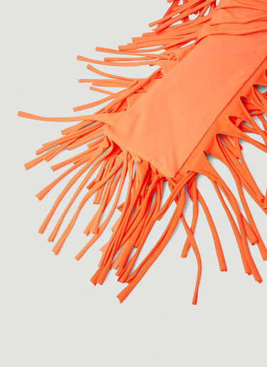 Paula Canovas del Vas Fringe Scarf Orange pcd0248014