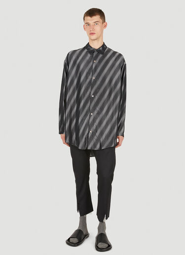 Sulvam Striped Shirt Grey sul0150002