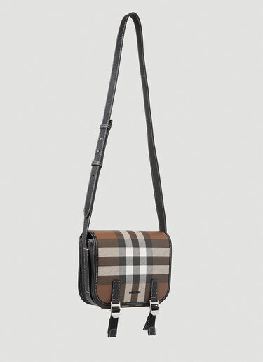 Burberry Check Crossbody Bag Brown bur0148068