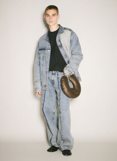 MM6 Maison Margiela Ballon 拼接牛仔裤 浅蓝色 mmm0157009