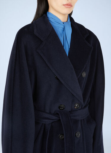 Max Mara Madame 101801 Coat Blue max0242011