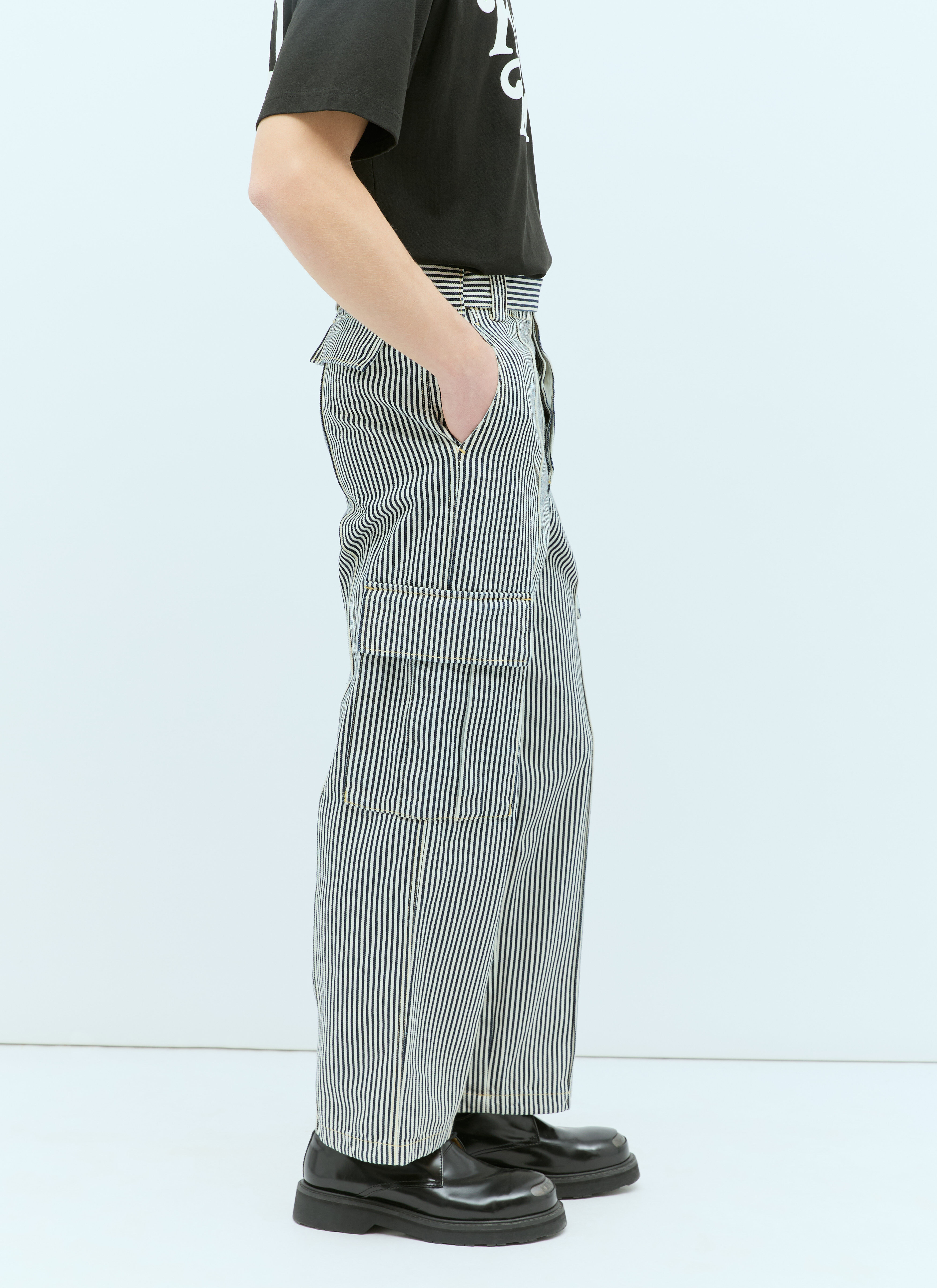 Kenzo Men's' Striped Army Jeans in Blue | LN-CC®