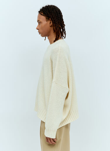 The Row Grohl Knit Sweater Cream row0156011