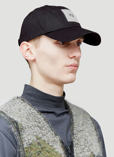 Y-3 Logo-Patch Cap Black yyy0349037