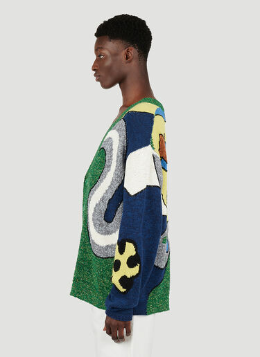 Kenzo Abstract 开衫 绿色 knz0152011