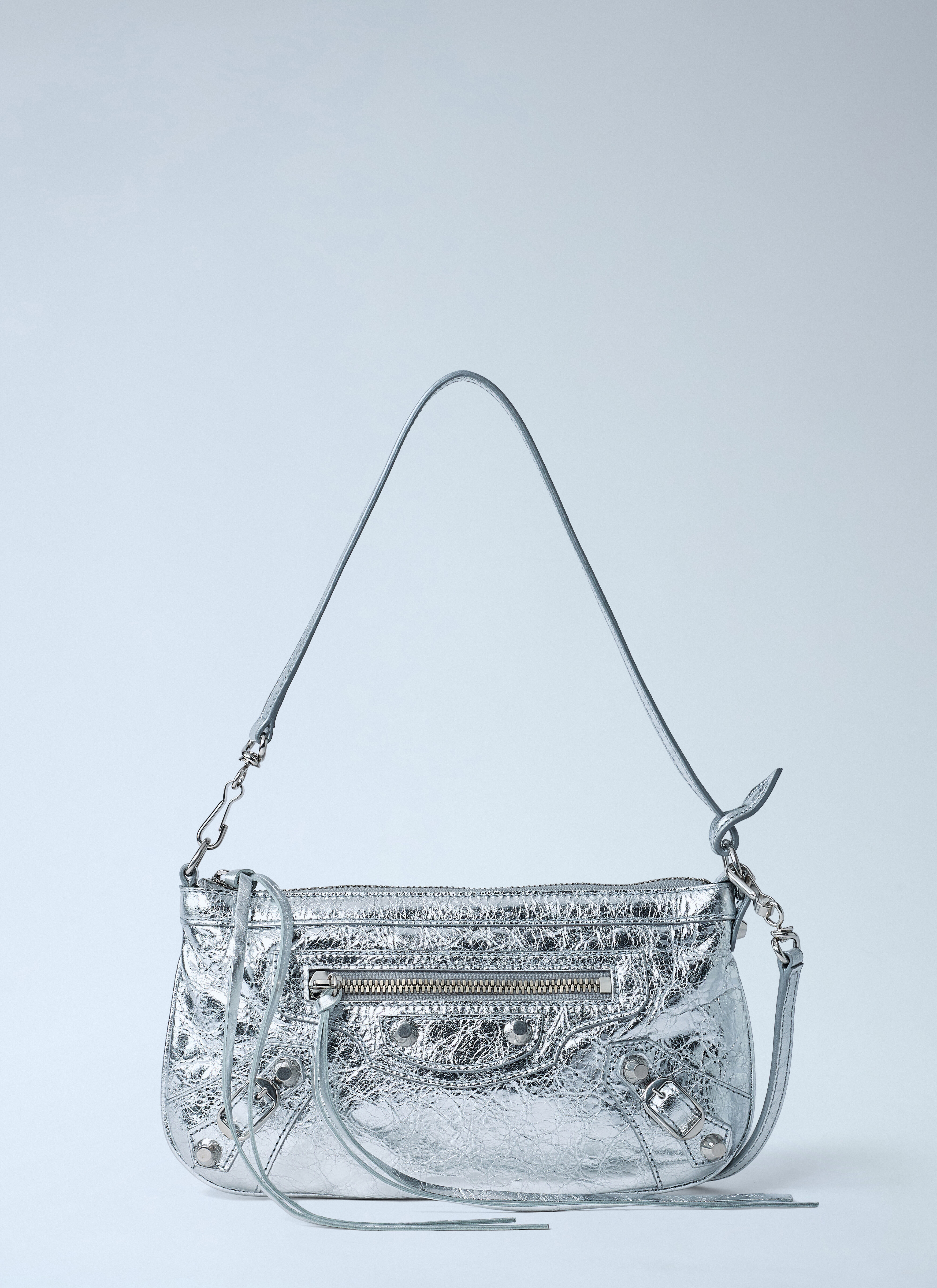 BALENCIAGA ショルダーバッグ シルバー BALENCIAGA Silver City Handbag Shoulder Bag MMMh65 | eBay