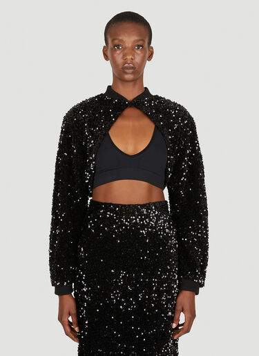 TheOpen Product Spangle Bolero Jacket Black top0249001