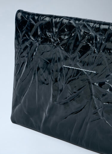 MM6 Maison Margiela Single-Stitch Logo Clutch Bag Black mmm0264022