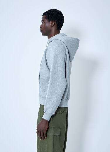 Stüssy Hooded Zip-Up Sweatshirt Grey sts0160012
