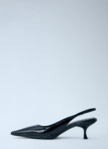 LN-CC® - Prada: Pointed-Toe Slingback Pumps - Black Prada Pointed-Toe Slingback Pumps Black pra0266014