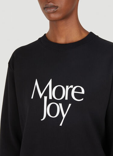 More Joy More Joy クラシックスウェットシャツ ブラック mjy0347086