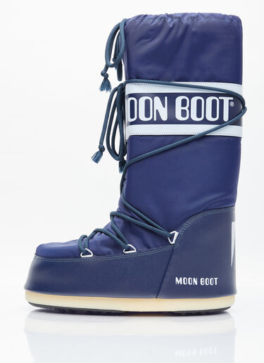 Moon Boot Icon Nylon Boots Blue mnb0354003