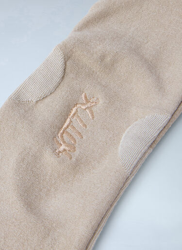 SKIN SERIES Embroidered Wool Socks Beige sks0264007