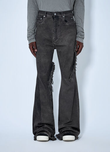 LN-CC® - Rick Owens: Bolan Bootcut Jeans - Grey Rick Owens Bolan Bootcut Jeans Grey ric0165053