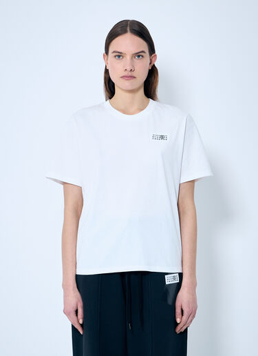 MM6 Maison Margiela Logo Patch T-Shirt White mmm0259006
