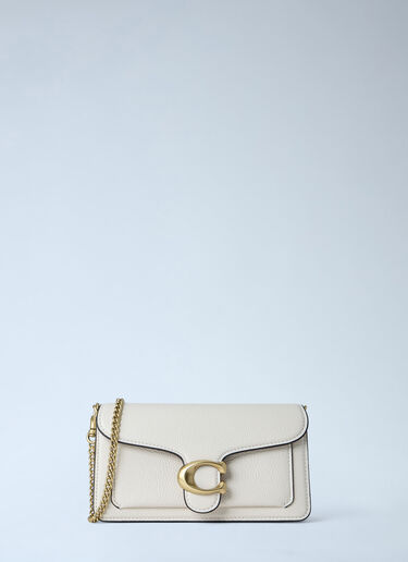 Coach Chain Tabby Shoulder Bag White coa0263019