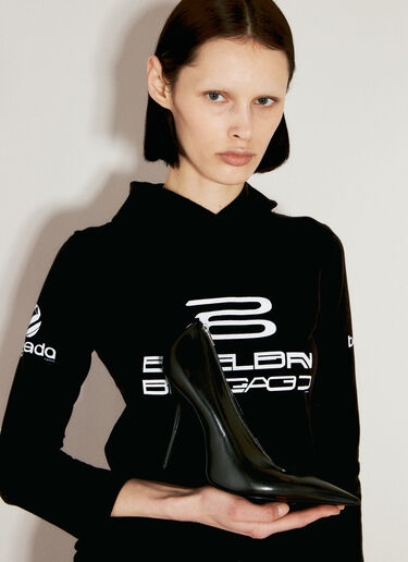 Balenciaga 高跟鞋造型手拿包 黑色 bal0256021