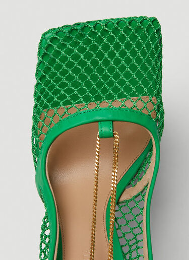 Bottega Veneta Stretch Pump Heeled Sandals Green bov0249065