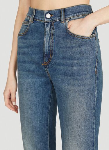 Alexander McQueen Flared Jeans Blue amq0251056