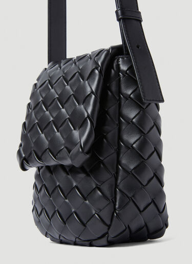 Bottega Veneta Mini Vertical Cobble Crossbody Bag Black bov0155020