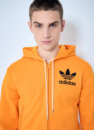 adidas by Wales Bonner Track Hooded Zip-Up Sweatshirt Orange awb0359015