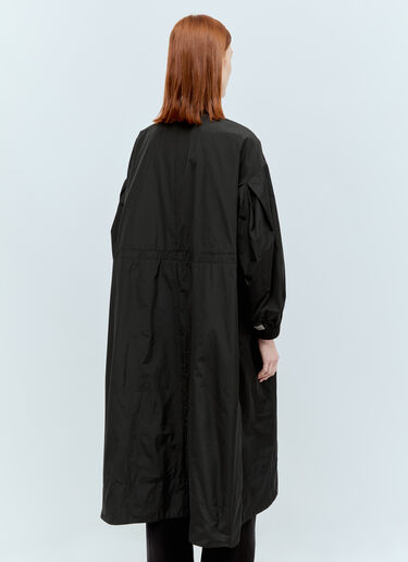 Max Mara Long Parka Taffeta Jacket Black max0255059