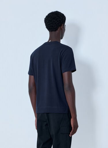 Moncler Set of Three Logo Motif T-Shirts Grey mon0163057