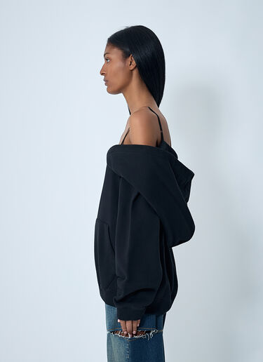 Hooded Sweatshirt MM6 Maison Margiela Hooded Sweatshirt Black mmm0261005