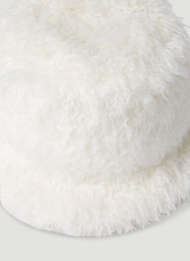 Comme des Garçons SHIRT Shaggy Bucket Hat White cdg0152010