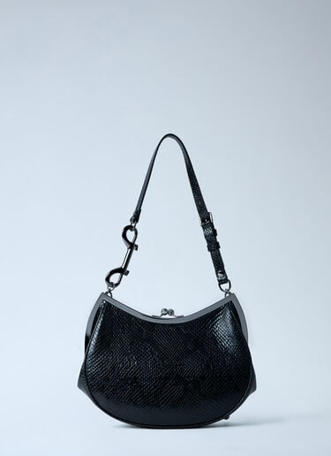 Vivienne Westwood Charm Frame Shoulder Bag Black vvw0263021